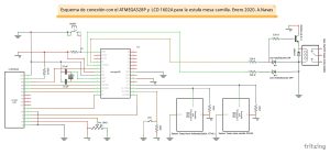 Esquema Calefaccion con ATMEGA328P esquematico